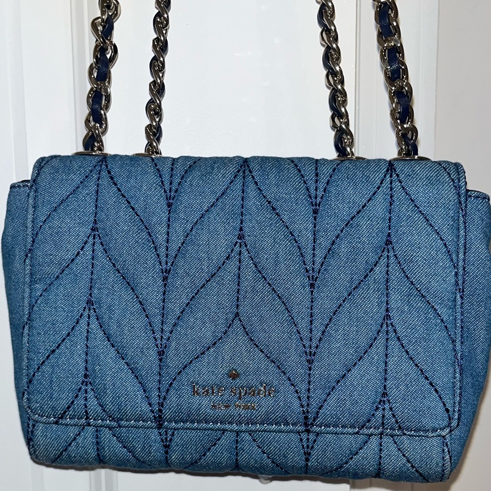 Kate Spade Quilted Denim purse